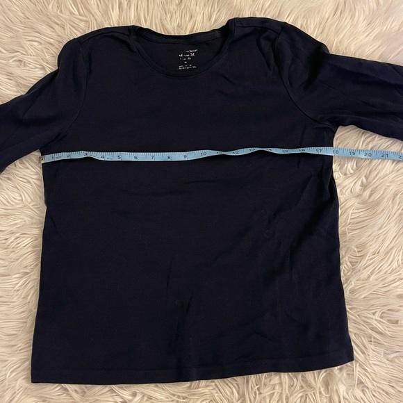 Christopher & Banks | Basic | Navy | Long sleeve tee - Picture 4 of 10